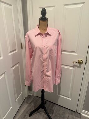J. Crew Pink Men's Button-Front Dress Shirt